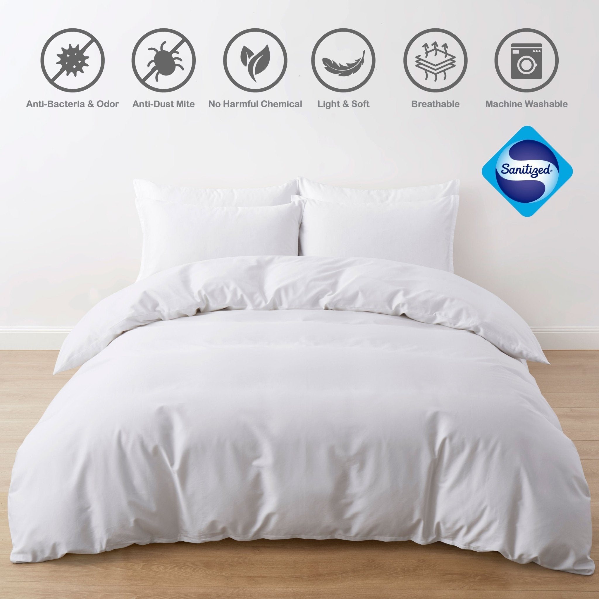 Momomi® Anti-Allergy Bedding (White)