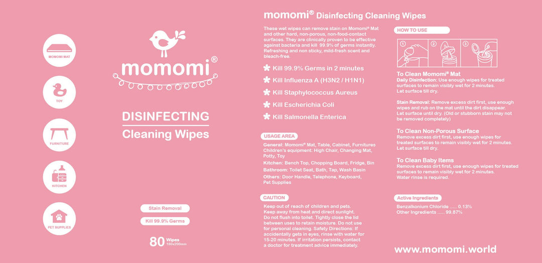 Disinfecting Cleaning Wipes - Momomi