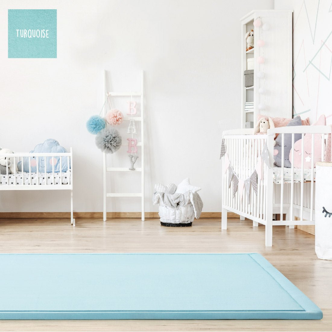 Award Winning Soft Touch Momomi® Mat (Turquoise) | Revolutionary